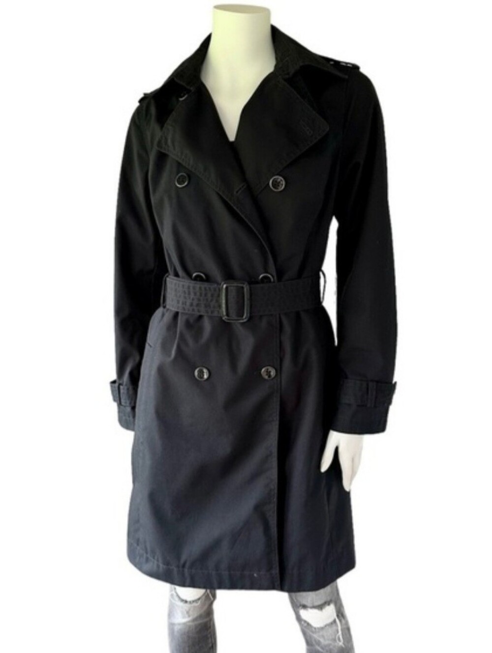 Northern Reflections Black Trench Coat